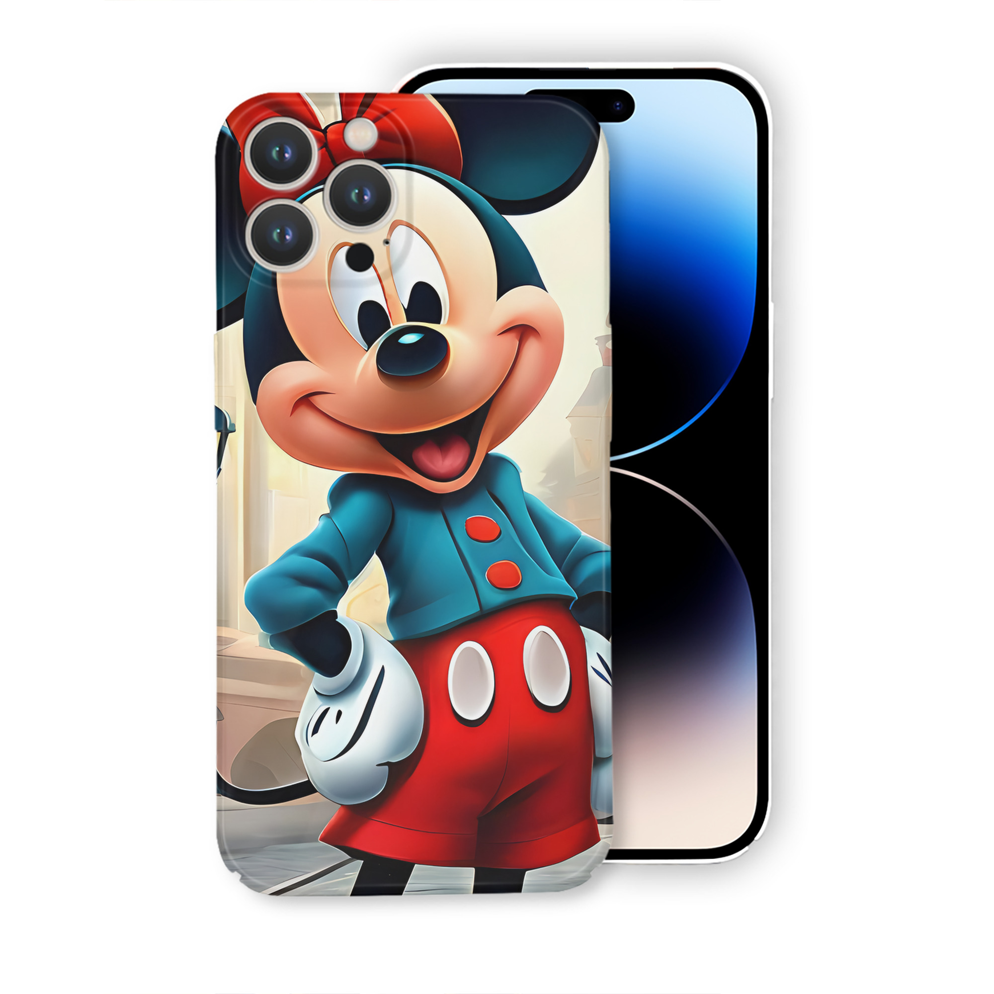 （画像用） ミッキーマウス Mickey Mouse 【iPhone 14シリーズ対応】ハードケース